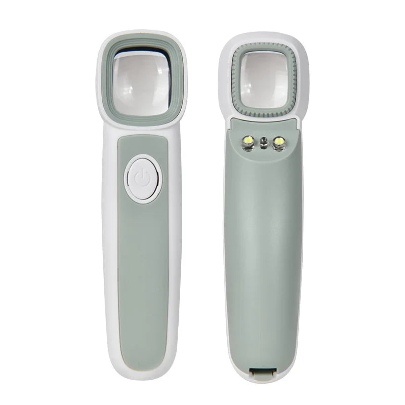 Handheld Magnifier 2 LED & UV Light – Jewelry & Currency Loupe Illuminated Magnifier Axl 4
