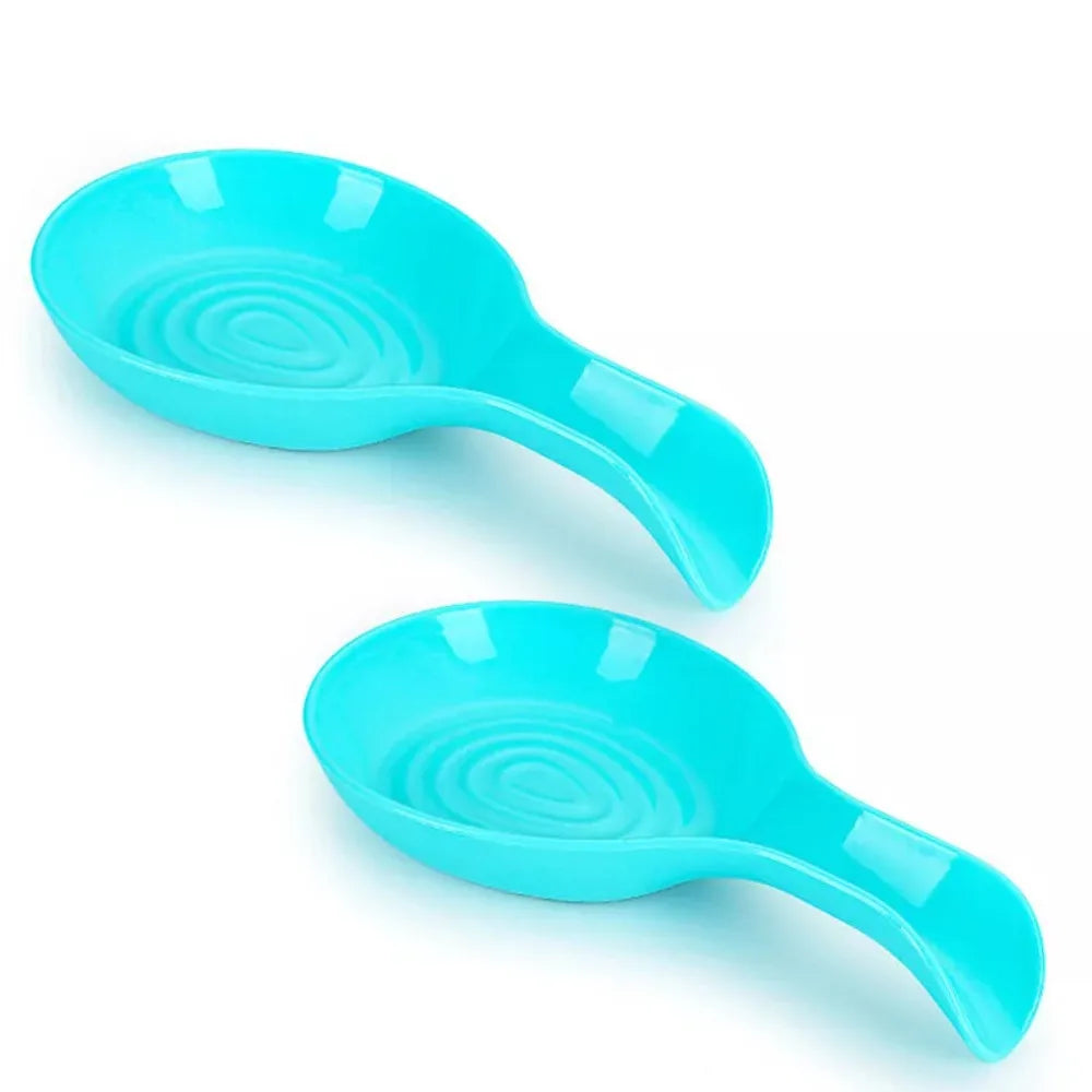 Colorful PP Spoon Rest – Heat-Resistant Kitchen Spoon Holder Kitchen Spoon Rest Axl Blue