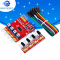 4-Channel IR Tracking & Obstacle Avoidance Module | Robots & Cars IR Sensor Module Axl Default Title