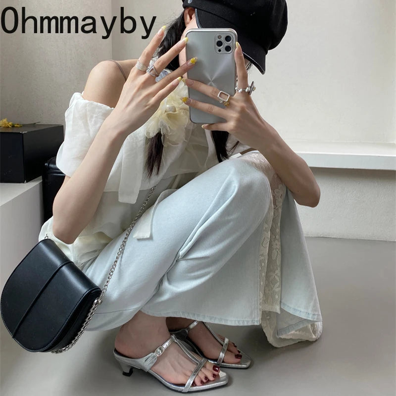 Women's T-Strap Gladiator Sandals | Open Toe Block Heel Women's Sandals Axl