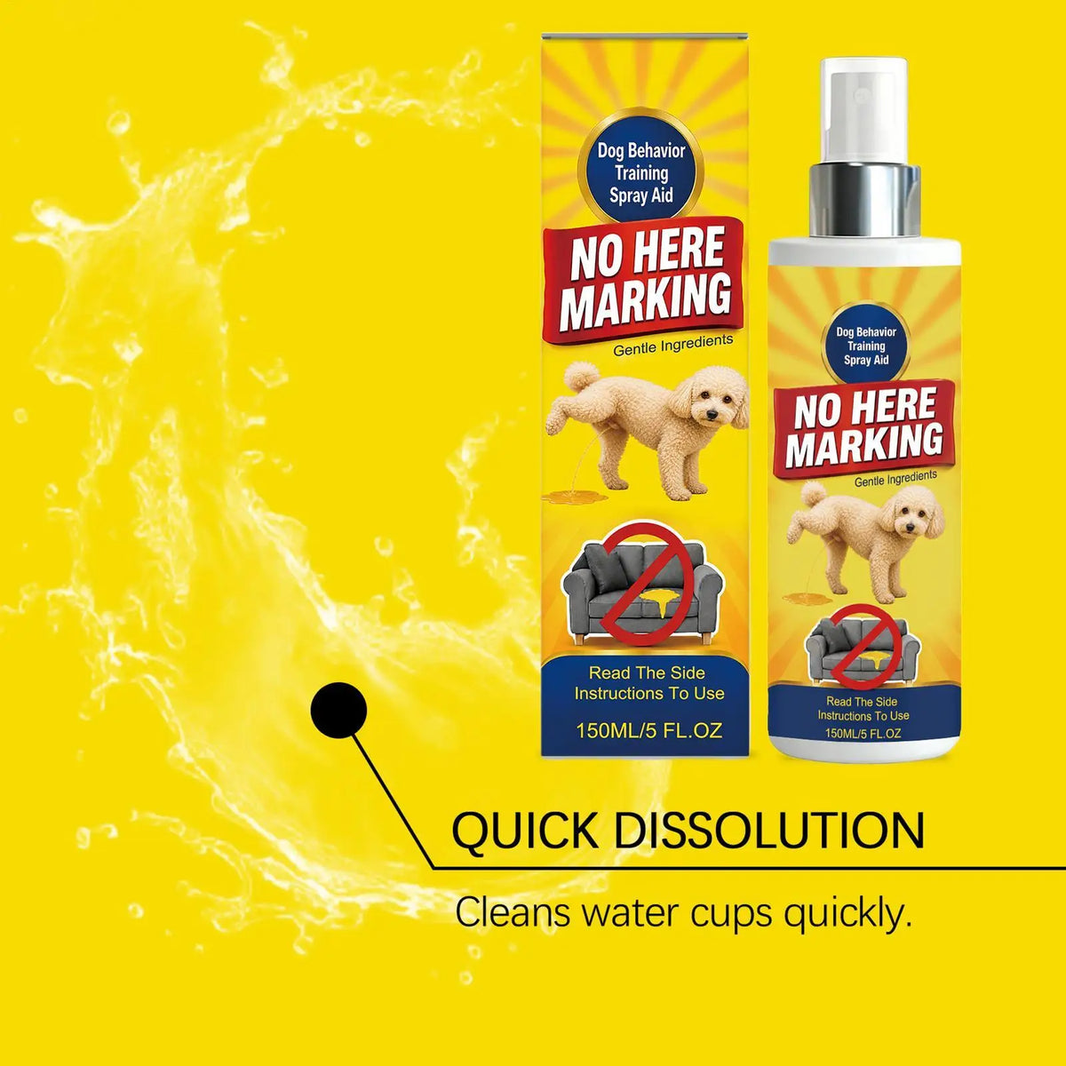 Dog Potty Training Spray 150ml | Puppy Toilet Training Aid Dog Training Spray Axl
