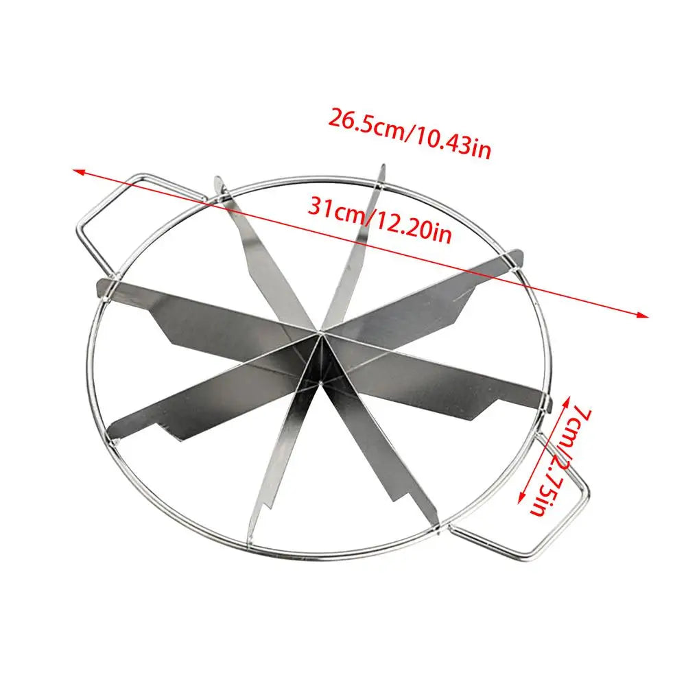 Stainless Steel Cake Divider – 6/7/8 Slice Portion Cutter Cake Portion Cutter Axl 8 slice
