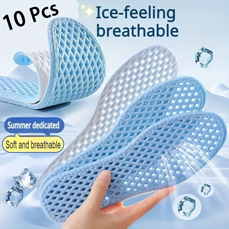 10-Pair Breathable Memory Foam Shoe Insoles – Cooling Sport Breathable Shoe Insoles Axl
