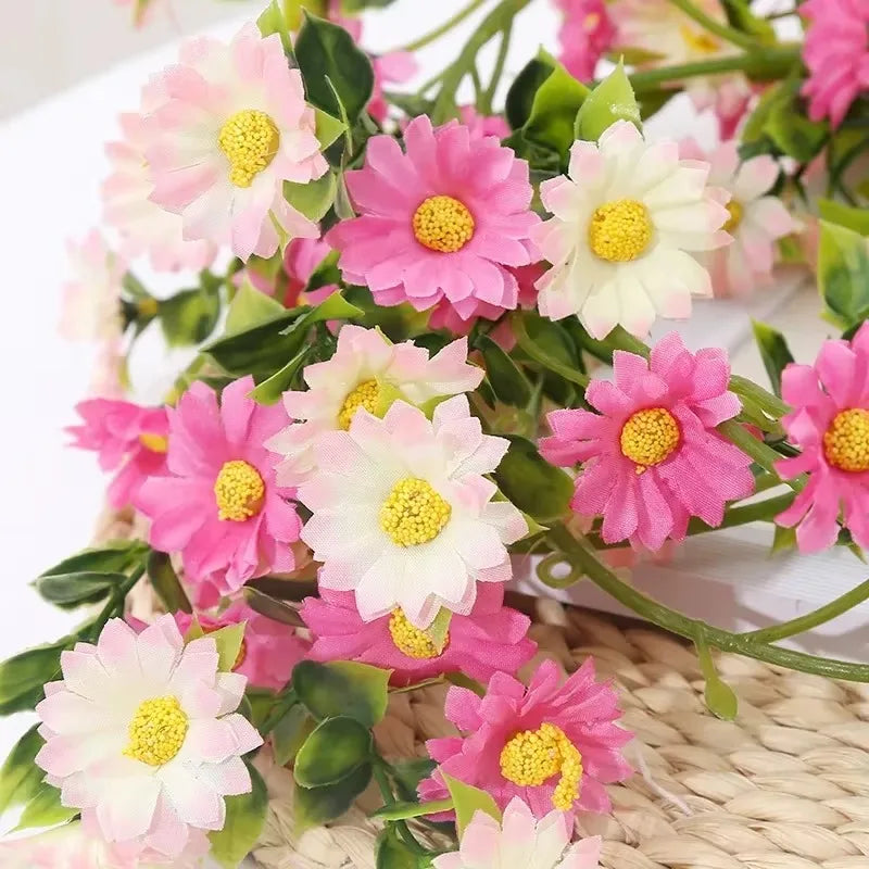 210cm Artificial Sunflower Daisy Vine – Silk Flower Rattan Decor Artificial Flower Vine Axl