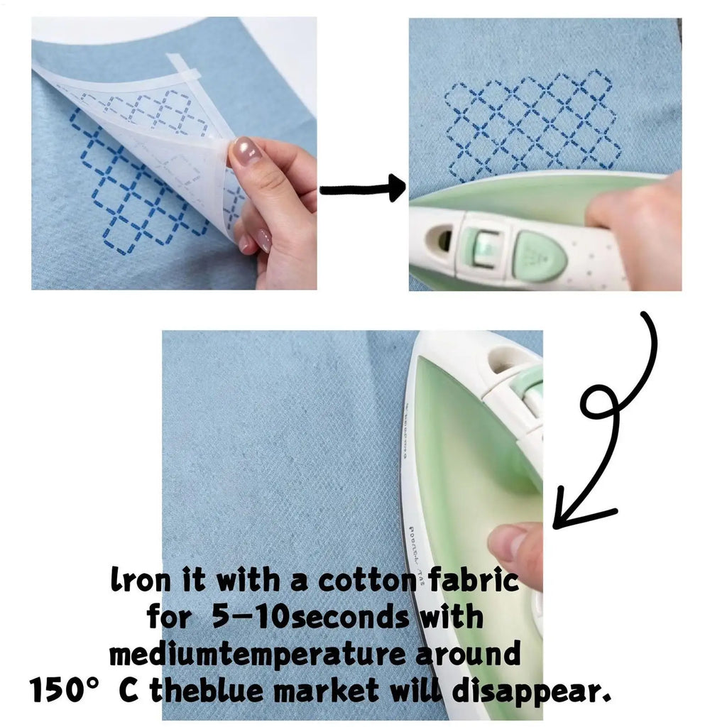 Heat Erasable Pattern Transfer Cream Set – Sewing & Embroidery Fabric Marking Kit Axl