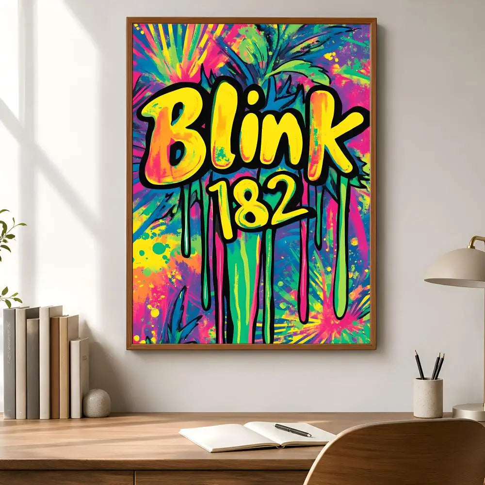 Blink-182 HD Waterproof PVC Poster Stickers – Wall Decor Wall Poster Sticker Axl