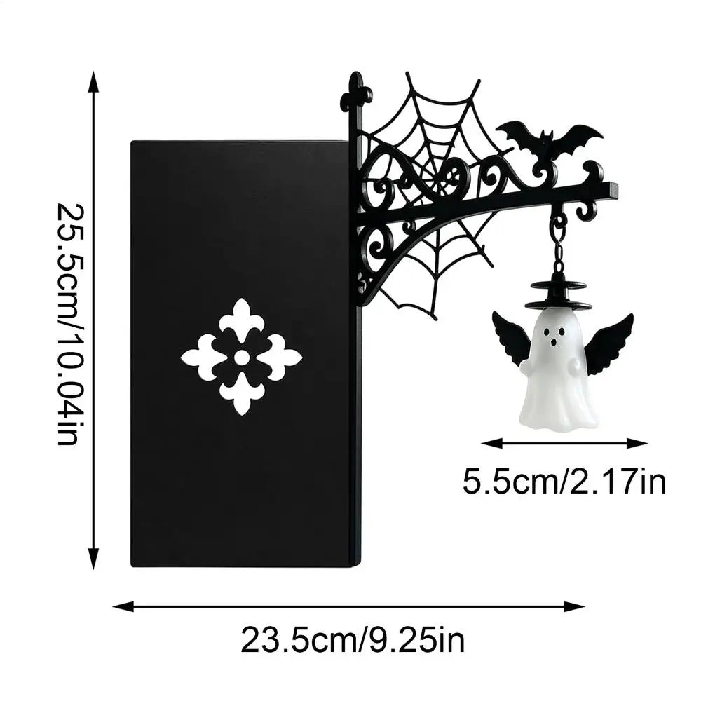 Halloween Bookshelf Lantern – Vintage Gothic Miniature Shelf Lamp Decorative Shelf Lamp Axl ghost