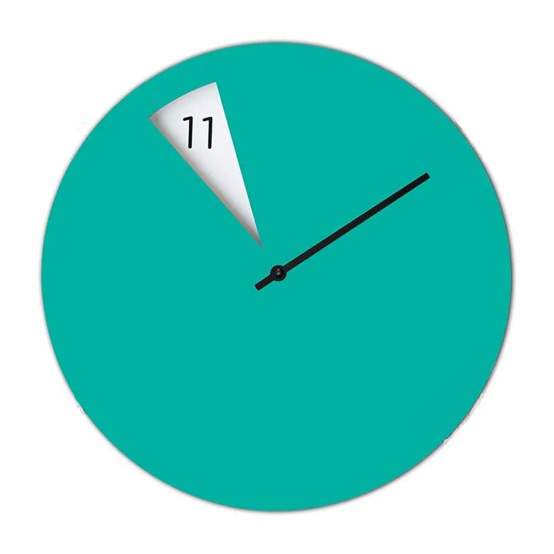 Nordic Silent Wall Clock – 12" Minimalist Modern Home Decor Silent Wall Clock Axl