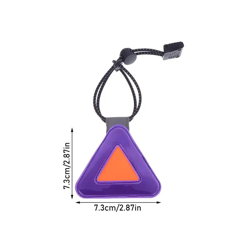 Bike Triangle Reflective Safety Sticker for Night Riding Bike Reflective Sticker Axl