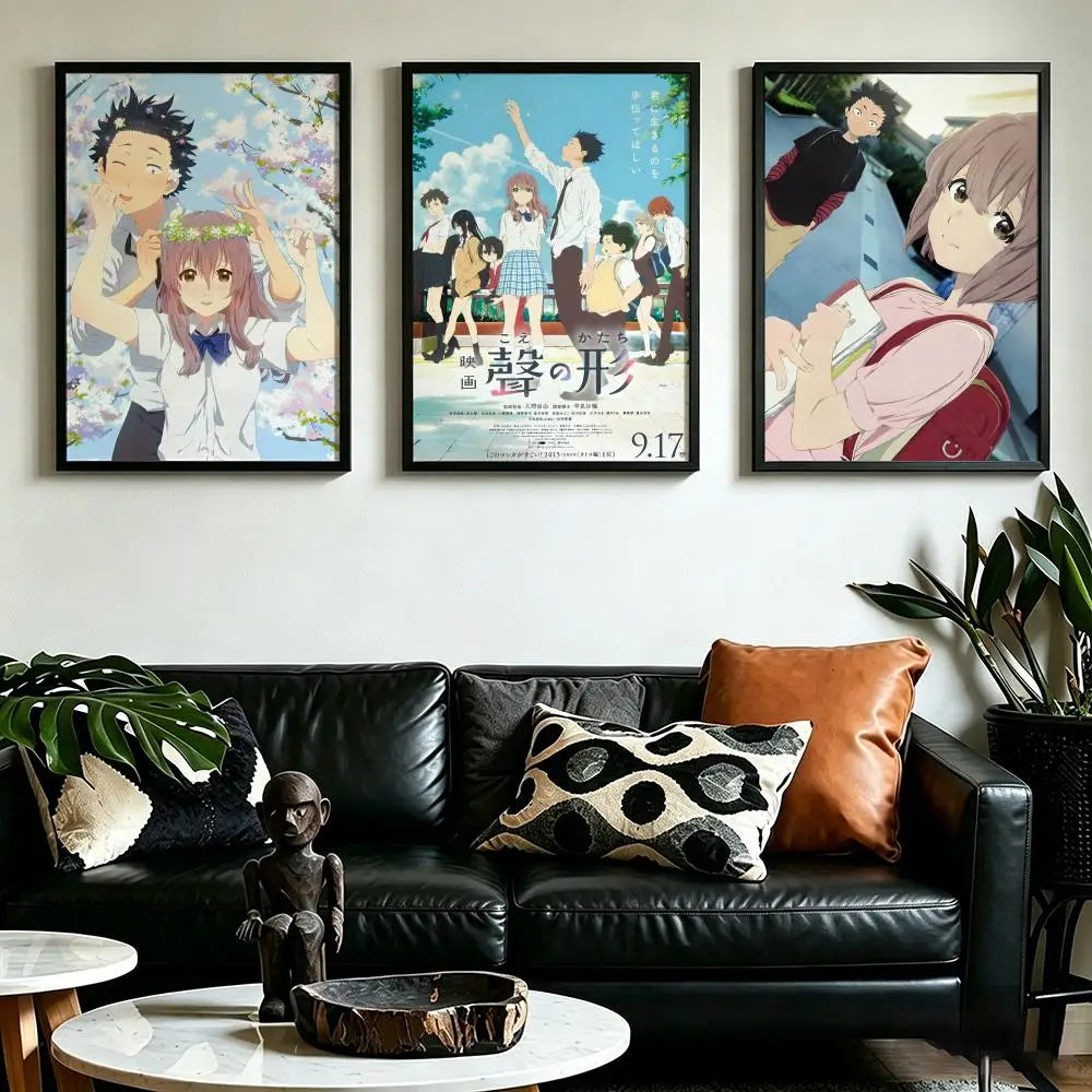 Anime A Silent Voice HD Poster – Waterproof Wall Art Decor Anime Wall Poster Axl