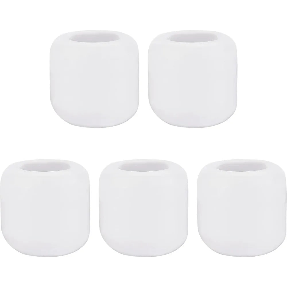 5-Pack White Porcelain Mini Candle Holders – Ritual & Decor Mini Candle Holders Axl