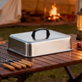 Rectangular Stainless Steel Basting Cover | BBQ Grill Lid Basting Cover Lid Axl Default Title