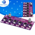 6-Channel 1A Lithium Battery Charging Module – DC 5V PCB Board Battery Charging Module Axl 1PC