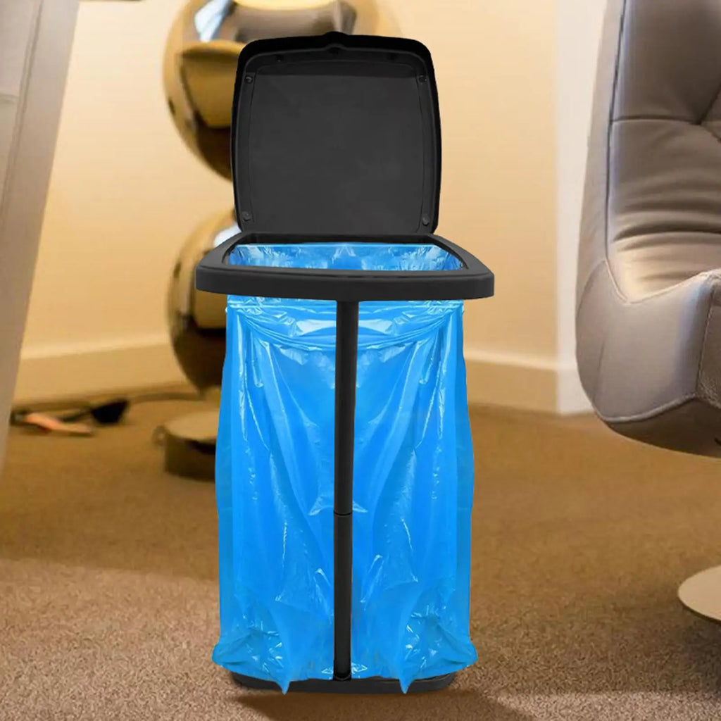 Retractable Trash Bag Holder Stand – Garden & Outdoor Use Trash Bag Holder Axl
