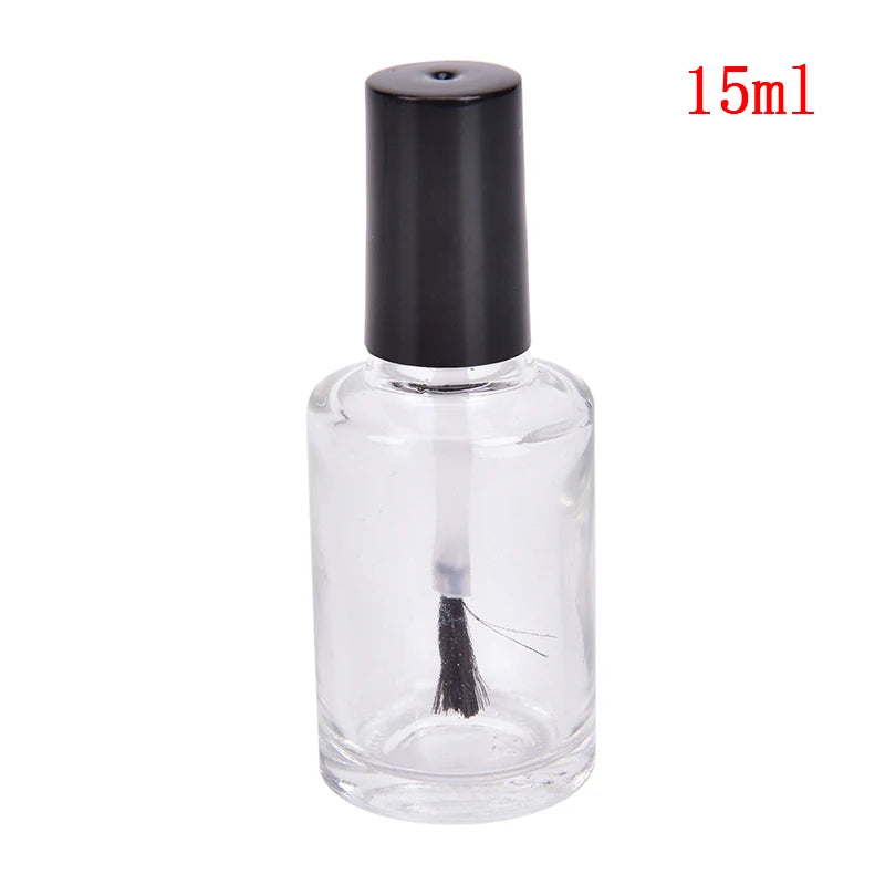 Empty Glass Nail Polish Bottles with Brush – 5/10/15ml Nail Polish Bottle Axl 15 ml