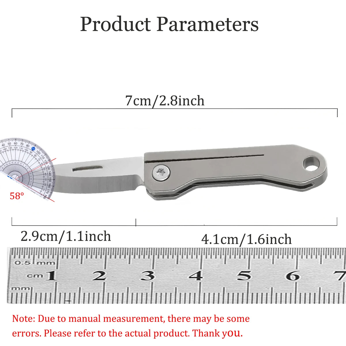 Mini Folding Pocket Knife – Keychain Utility & Outdoor Tool Folding Pocket Knife Axl