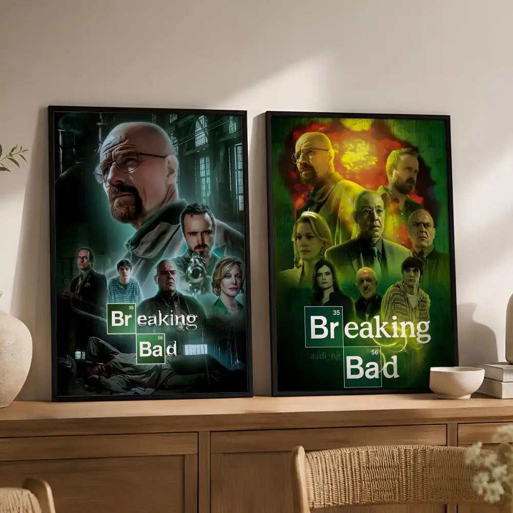 Breaking Bad PVC Wall Poster – Peel-and-Stick HD Art Decor PVC Wall Poster Axl