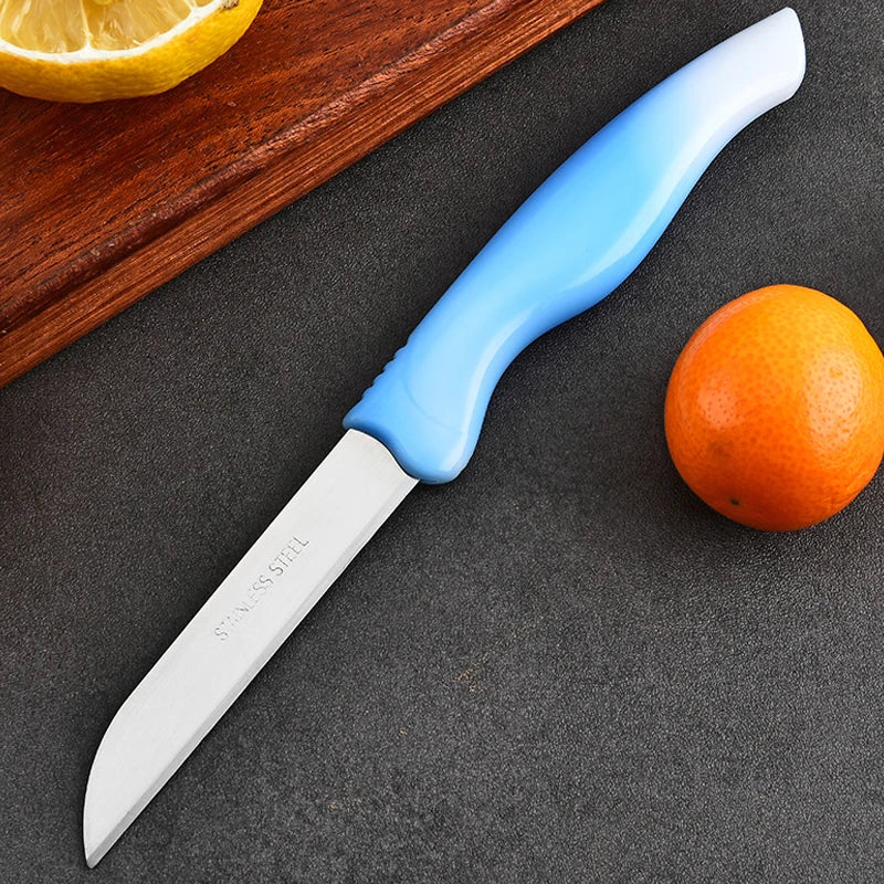 Gradient 4-Color Paring Knife Set with Blade Sleeves Paring Knife Set Axl