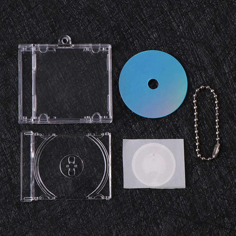 NFC Mini CD Case Keychain – Personalized Music Gift CD Case Keychain Axl A2NFC