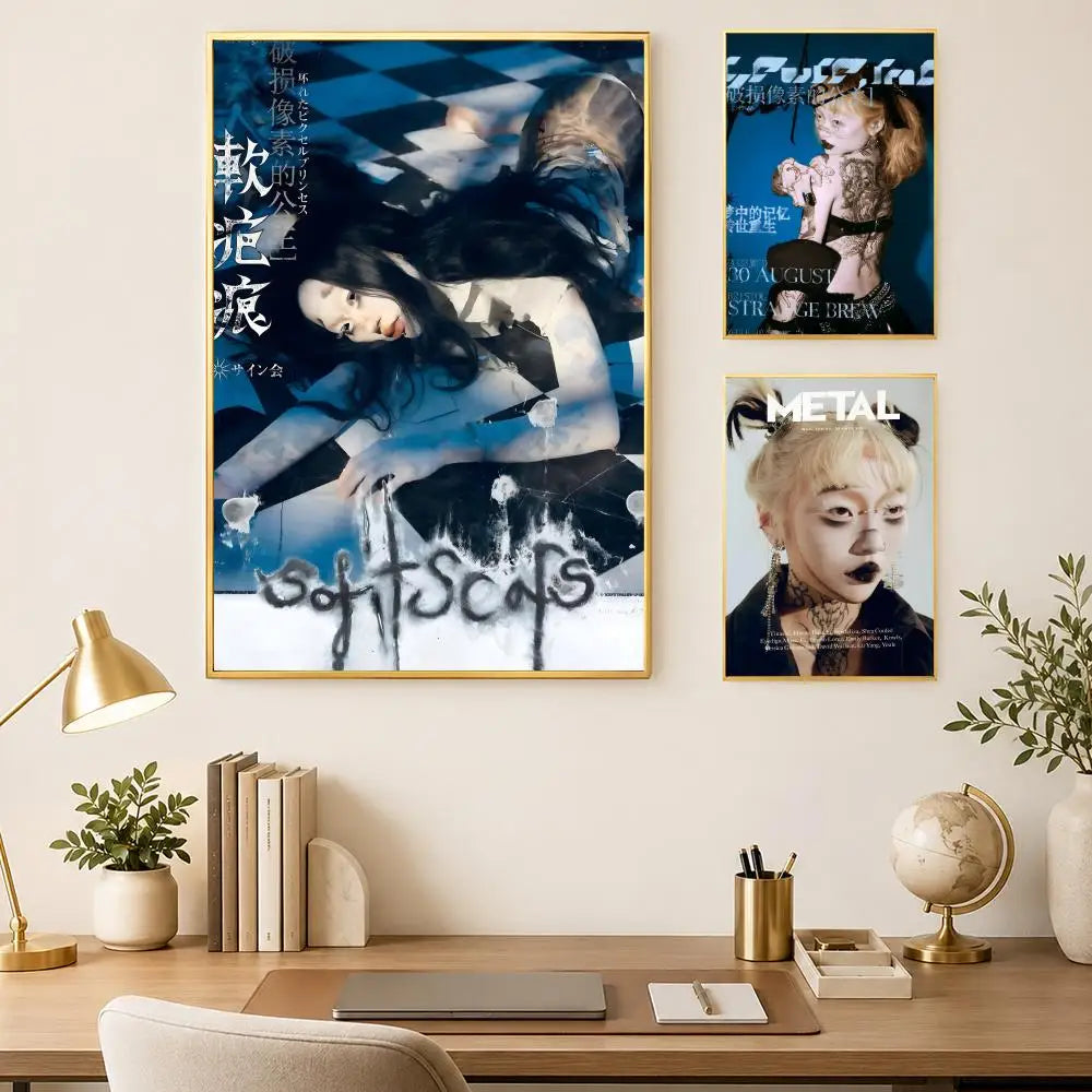 Y-yeule HD PVC Wall Art Poster – Self-Stick Home Decor Wall Art Poster Axl