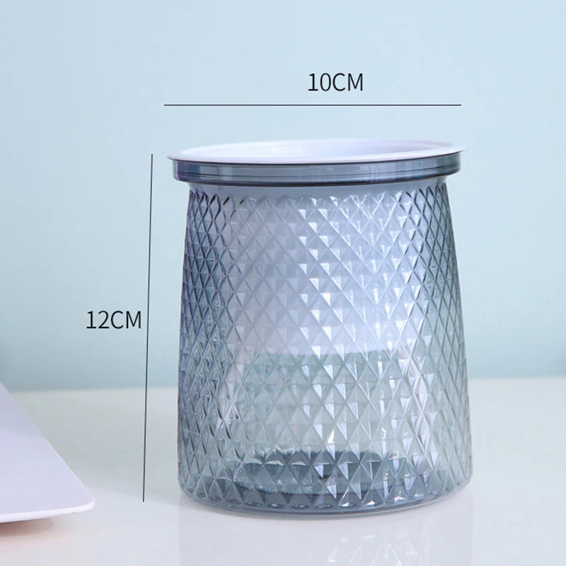 Self-Watering Transparent Planter – Hydroponic Flower Pot Self-Watering Planter Axl Gray