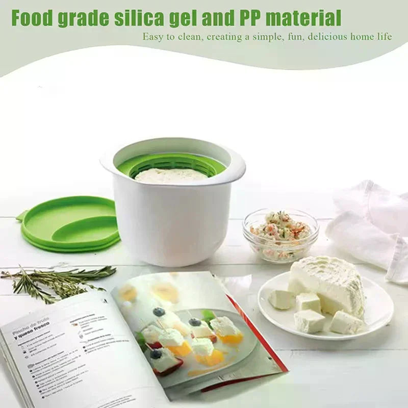 Cheese Making Kit – Mold Set, Tofu Press & Microwave Maker Cheese Making Kit Axl