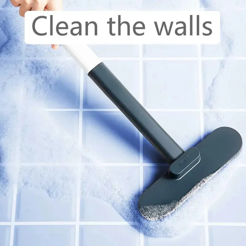 Long Handle Cleaning Brush – Wet Dry Dual Use for Glass & Pet Hair Cleaning Brush Axl