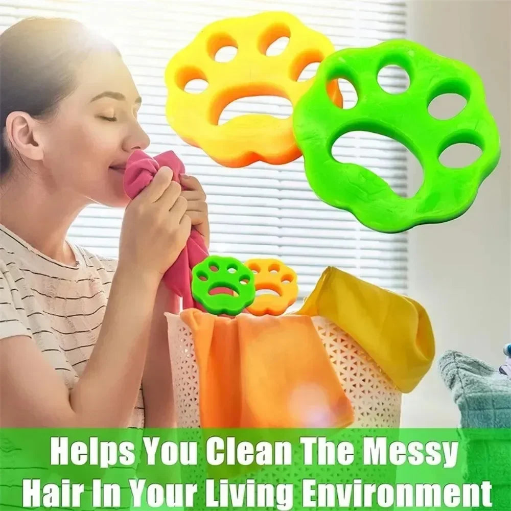 Silicone Pet Hair Remover – Reusable Lint Catcher 4-Pack Pet Lint Remover Axl