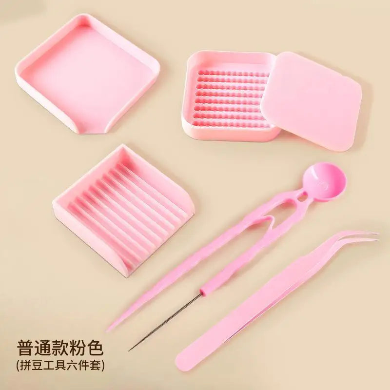 Fuse Beads Tool Kit – Pegboard, Tweezers, Storage & Scoop Craft Bead Tool Kit Axl F