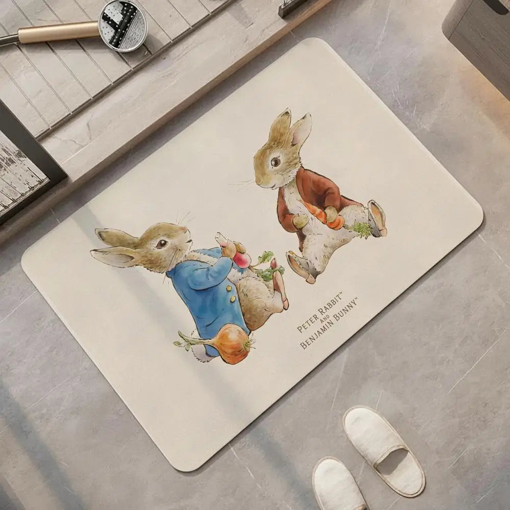 Peter Rabbit Diatomite Bath Mat – Quick Dry & Non-Slip Diatomite Bath Mat Axl