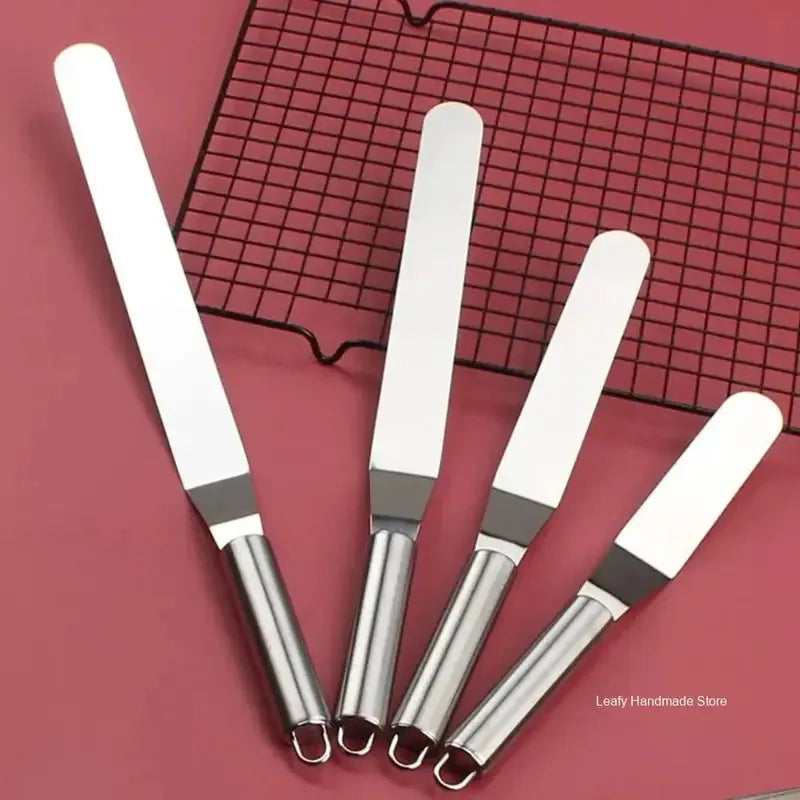 Stainless Steel Cake Icing Spatula 6 8 10 12 Inch Frosting Tool Cake Icing Spatula Axl
