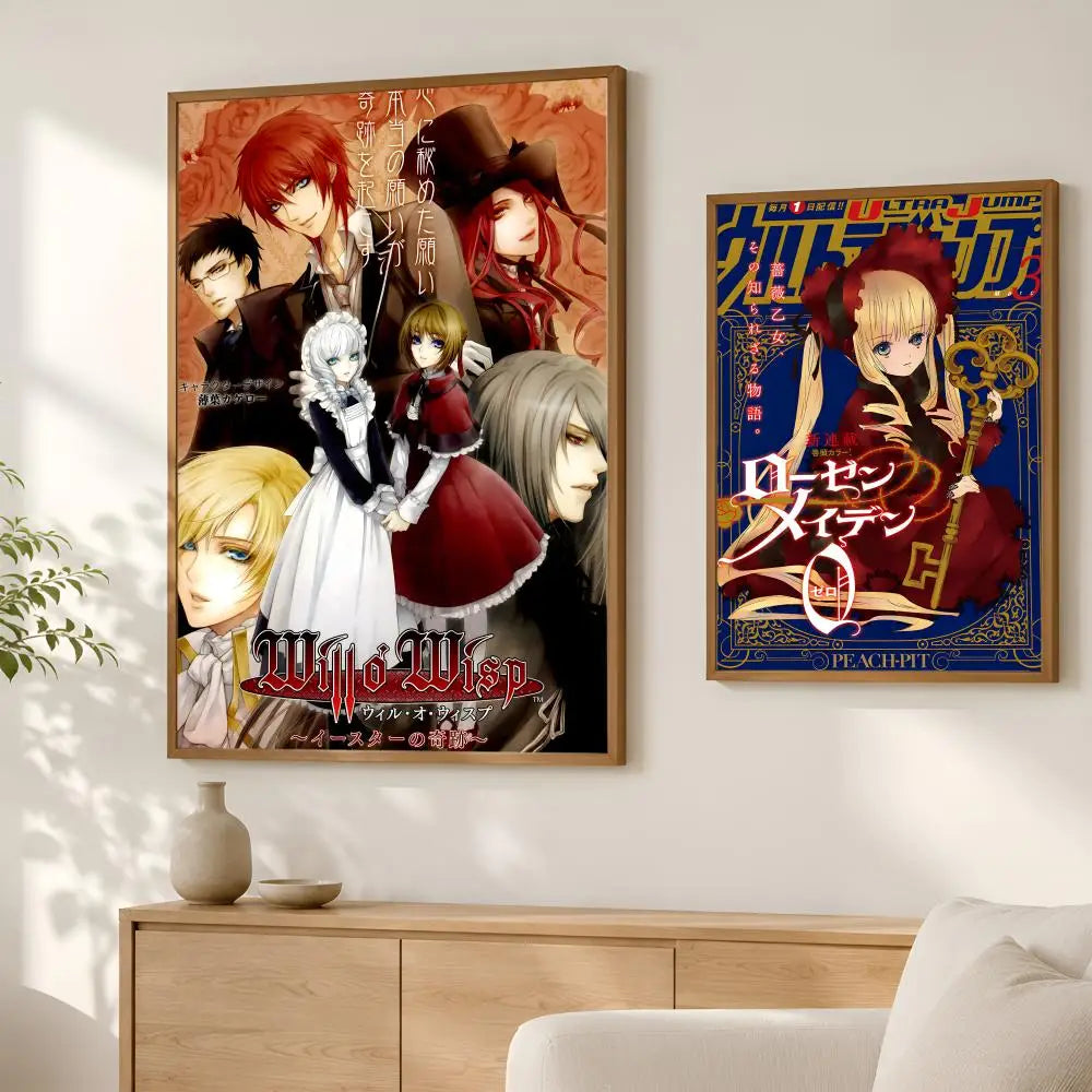 Rozen Maiden Anime Self-Stick HD PVC Wall Poster – Waterproof Anime Wall Poster Axl