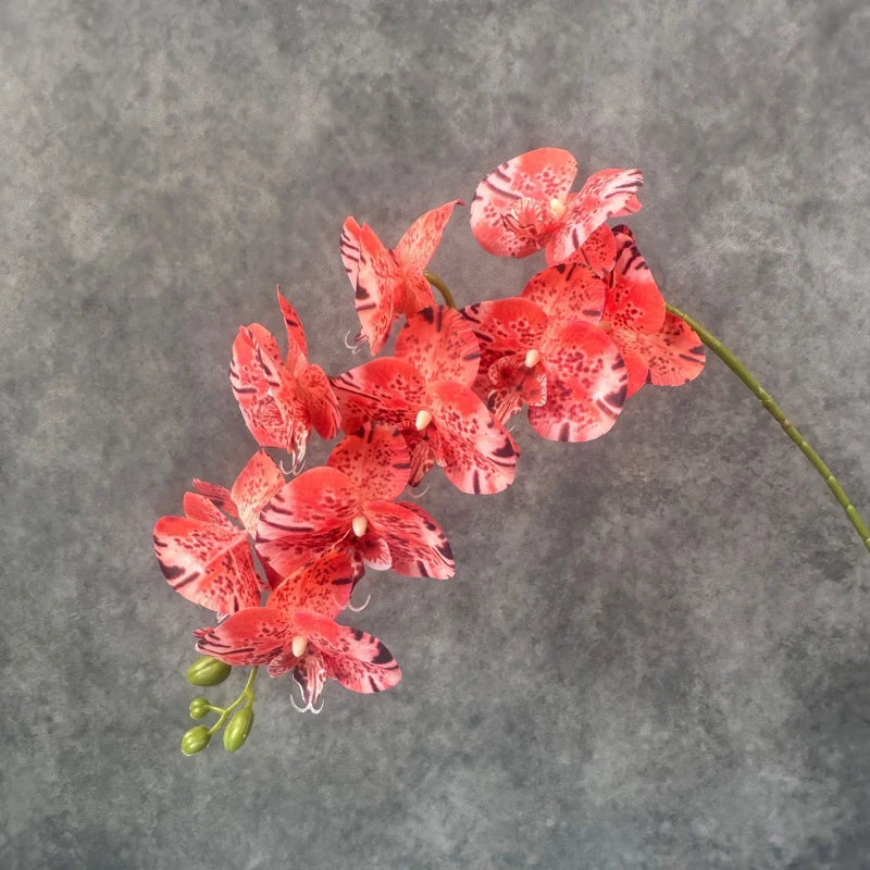 Artificial 9-Head Real Touch Orchid Stem – Wedding & Home Décor Artificial Flower Stem Axl