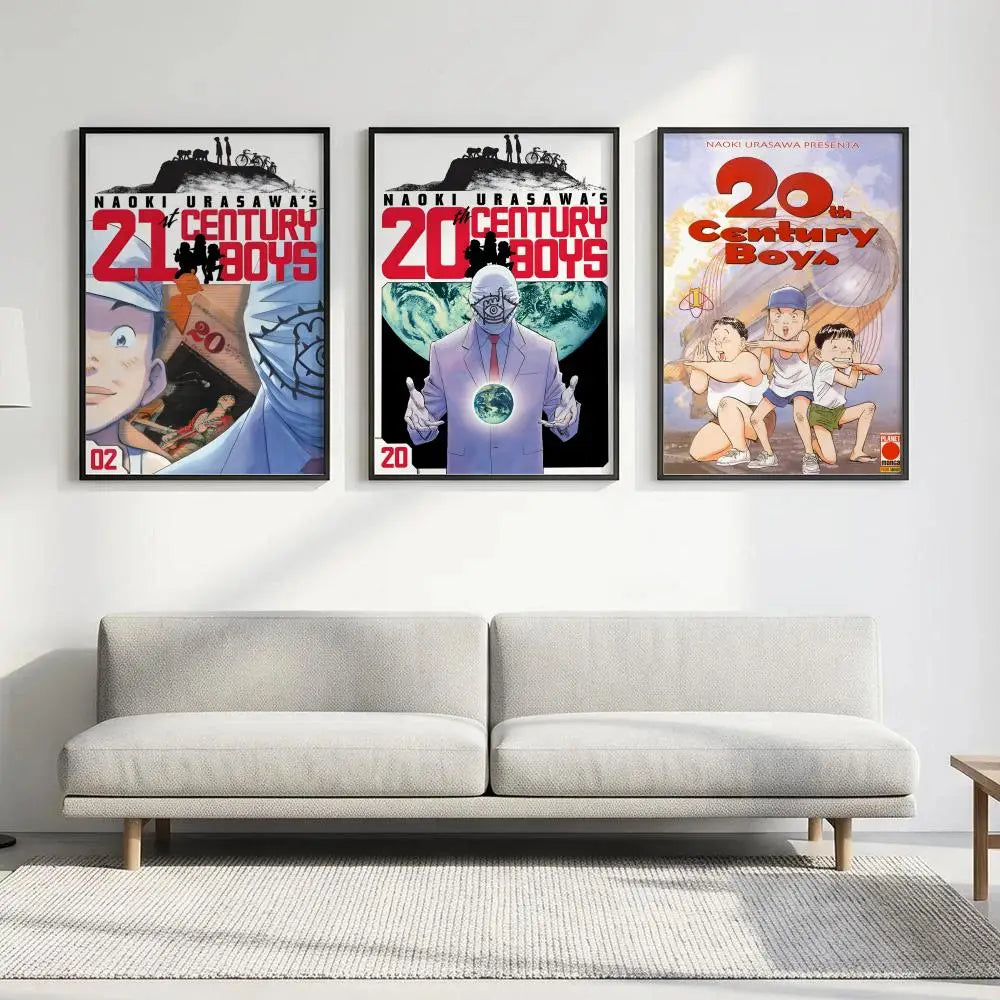 Anime 20th Century Boys HD Poster – Waterproof Sticky Wall Art Anime Wall Poster Axl