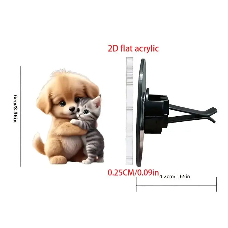 Cute Cat Car Air Vent Aromatherapy Clip | Long-Lasting Freshener Car Air Freshener Axl
