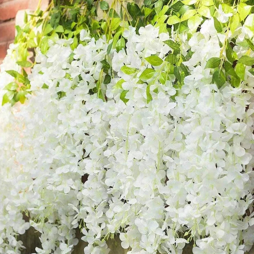 Silk Orchid Flower Garland – Wedding, Party & Home Wall Decor Artificial Flower Garland Axl