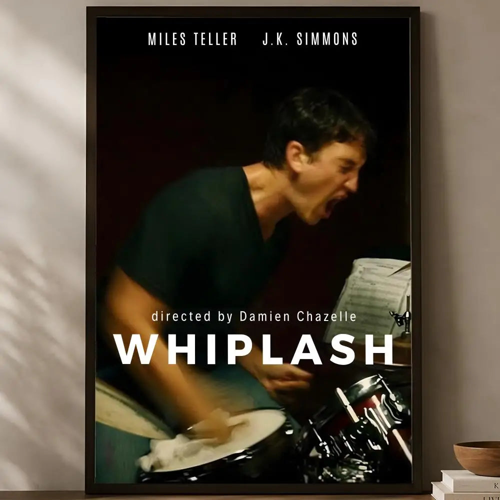 Whiplash Movie Poster – Self-Stick HD PVC Waterproof Wall Art Movie Wall Poster Axl White08 40X50cmNoframe