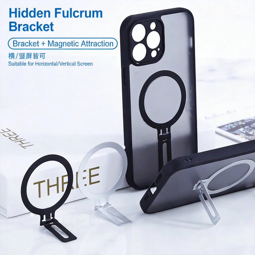 GUUGEI Slim Foldable Magnetic Phone Grip Stand for MagSafe iPhone Magnetic Phone Stand Axl