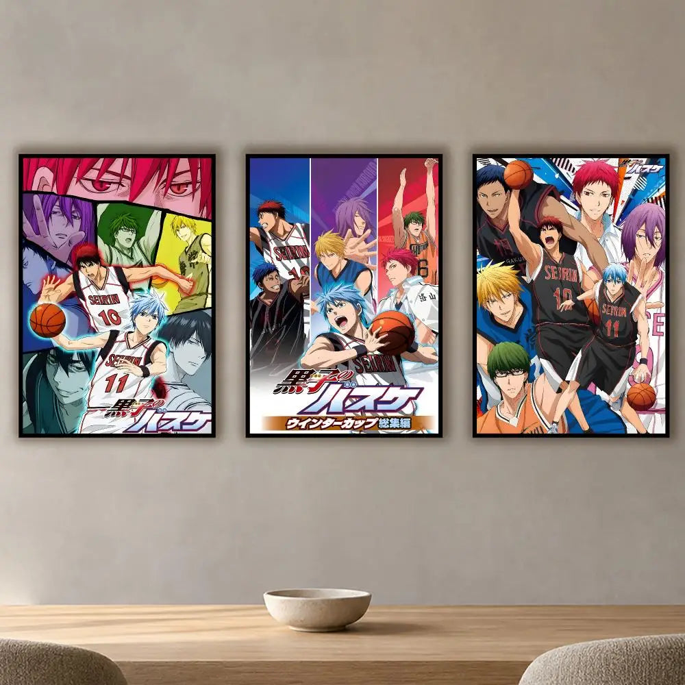 Kuroko no Basket HD Waterproof PVC Poster Stickers Anime Wall Sticker Axl