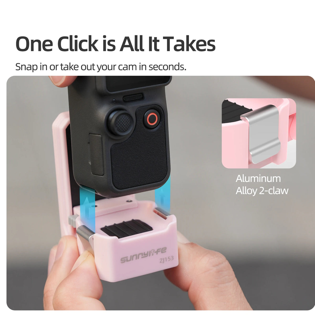 Quick Release Magnetic Bracket for DJI Osmo Pocket 4/3 Camera Magnetic Mount Axl