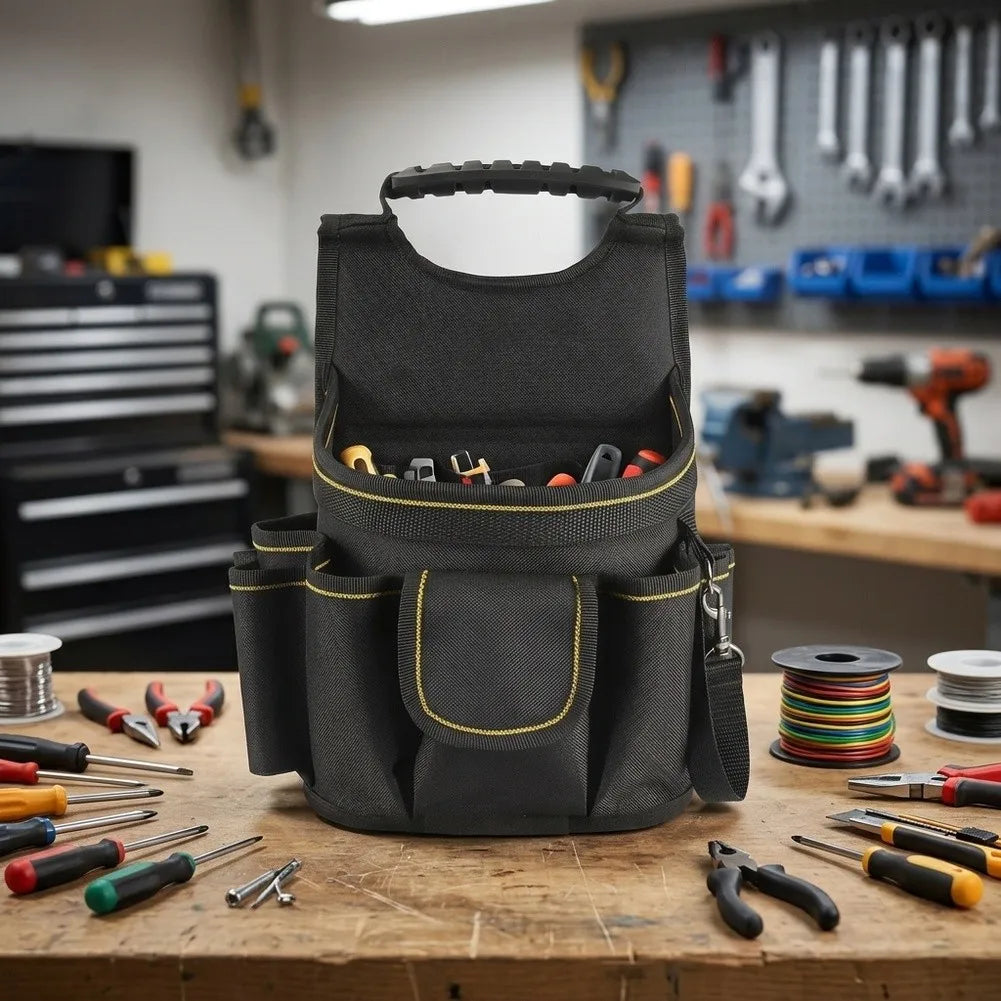 Electrician Tool Belt Bag – Multifunctional Oxford Tool Organizer Tool Belt Bag Axl