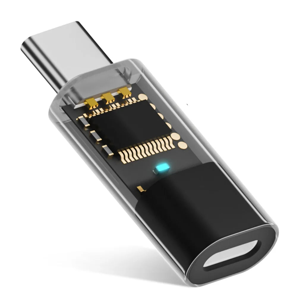 USB-C to Lightning Adapter for Apple Pencil 1st Gen | iPad 10 Stylus Charger Adapter Axl Black
