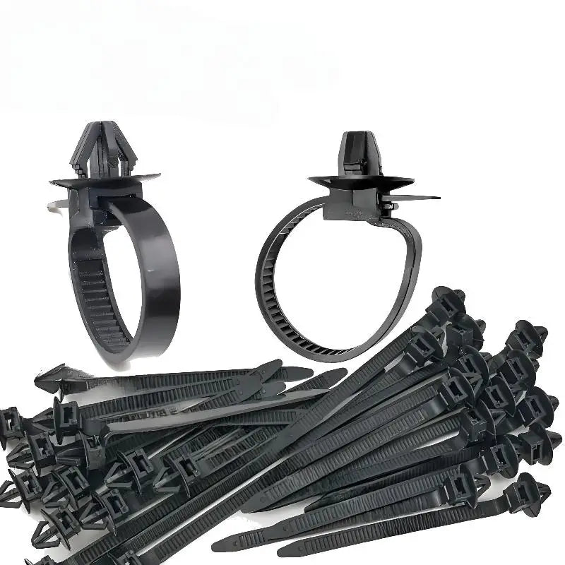 Nylon Push Mount Wire Harness Cable Clamp Clips 10/20PCS Wire Harness Clips Axl