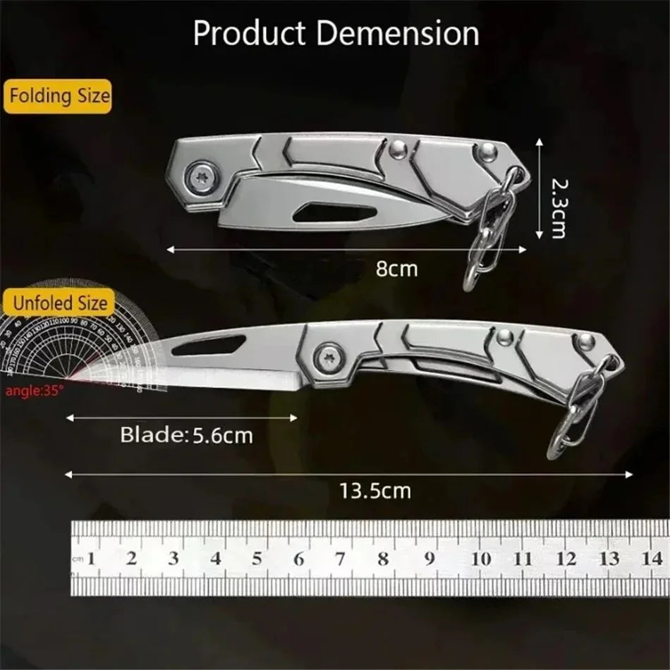 Stainless Steel Fruit Knife – Compact 13.5cm Multi-Use Blade Fruit Knife Axl