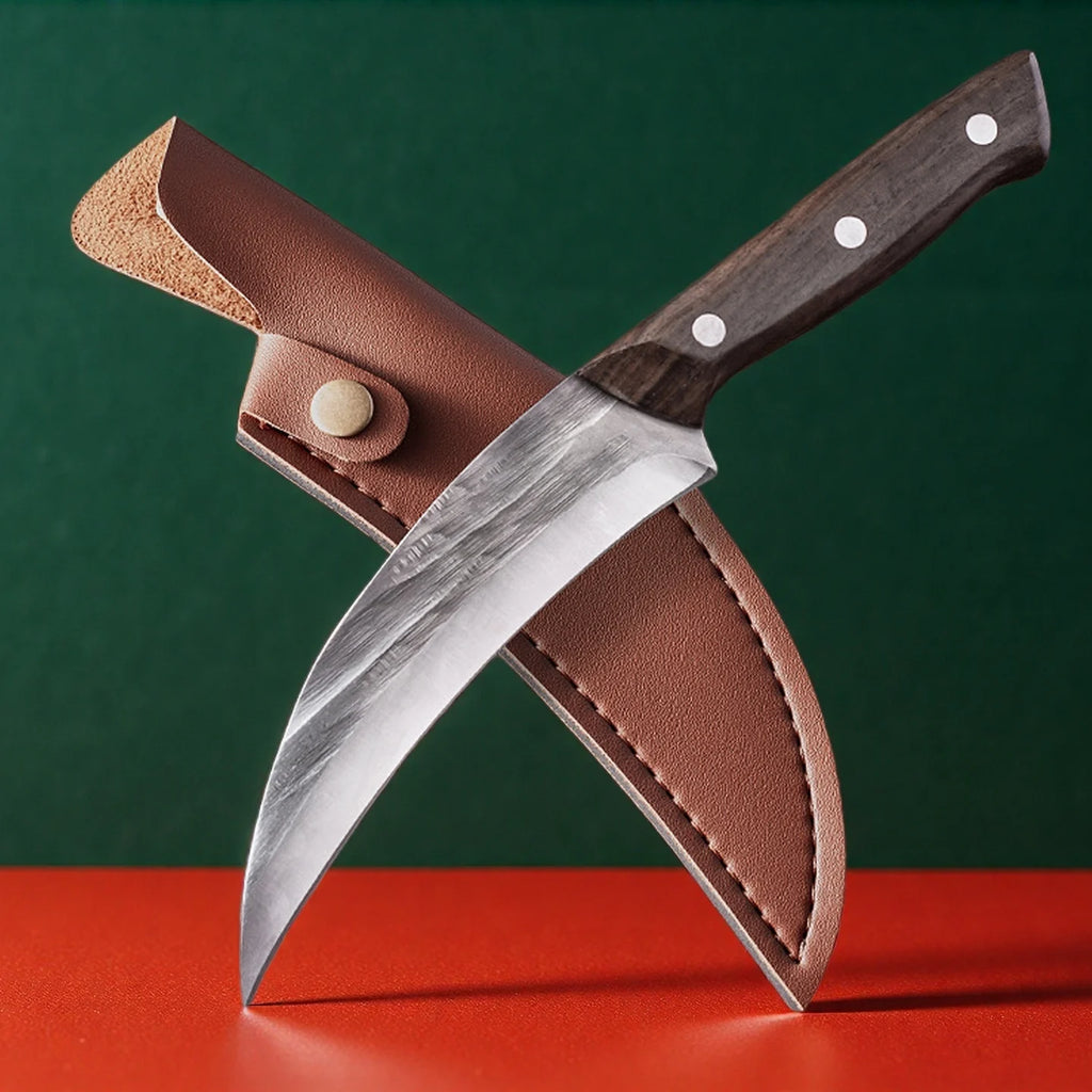 Forged Cleaver Chef Knife – High Carbon Steel with Cover Cleaver Chef Knife Axl