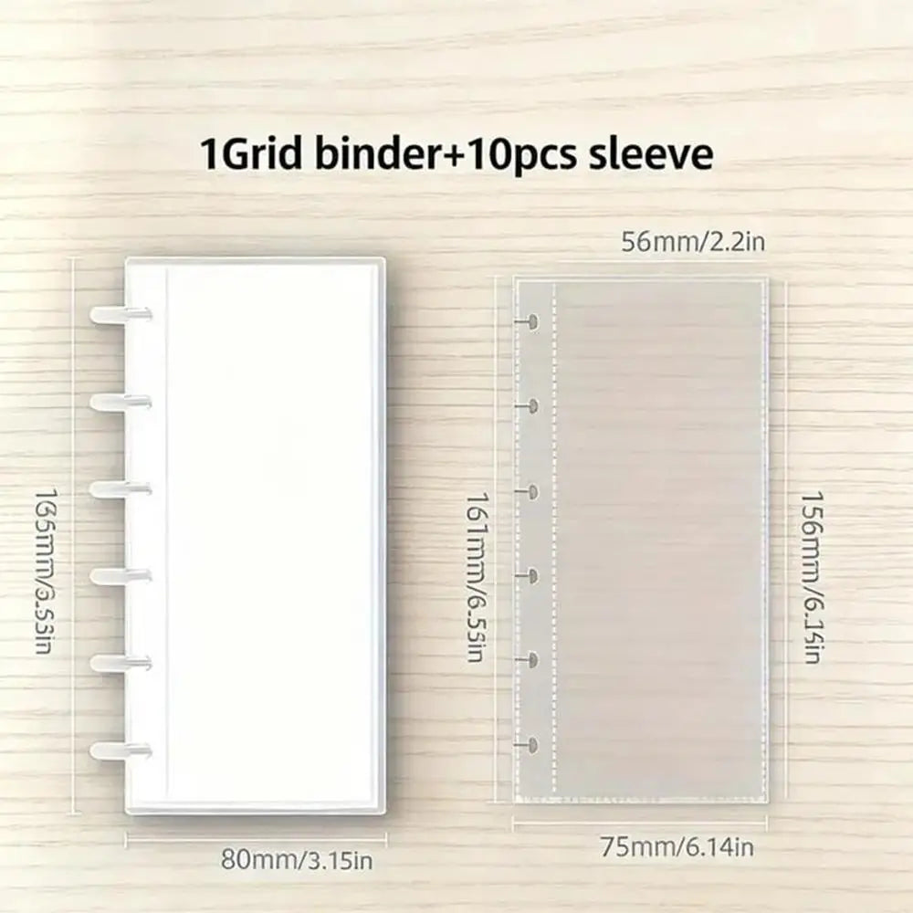 Photo Booth Strip Album – Clear Keepsake Scrapbook Memory Book Photo Strip Album Axl 1 grid