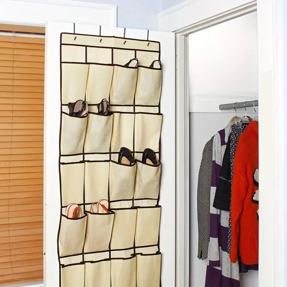 5-Layer 20-Grid Door Hanging Organizer – Shoes & Toys Door Hanging Organizer Axl
