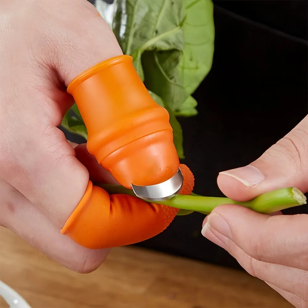 Garden Thumb Knife Stainless Steel – One-Hand Harvesting Tool Garden Harvesting Tool Axl