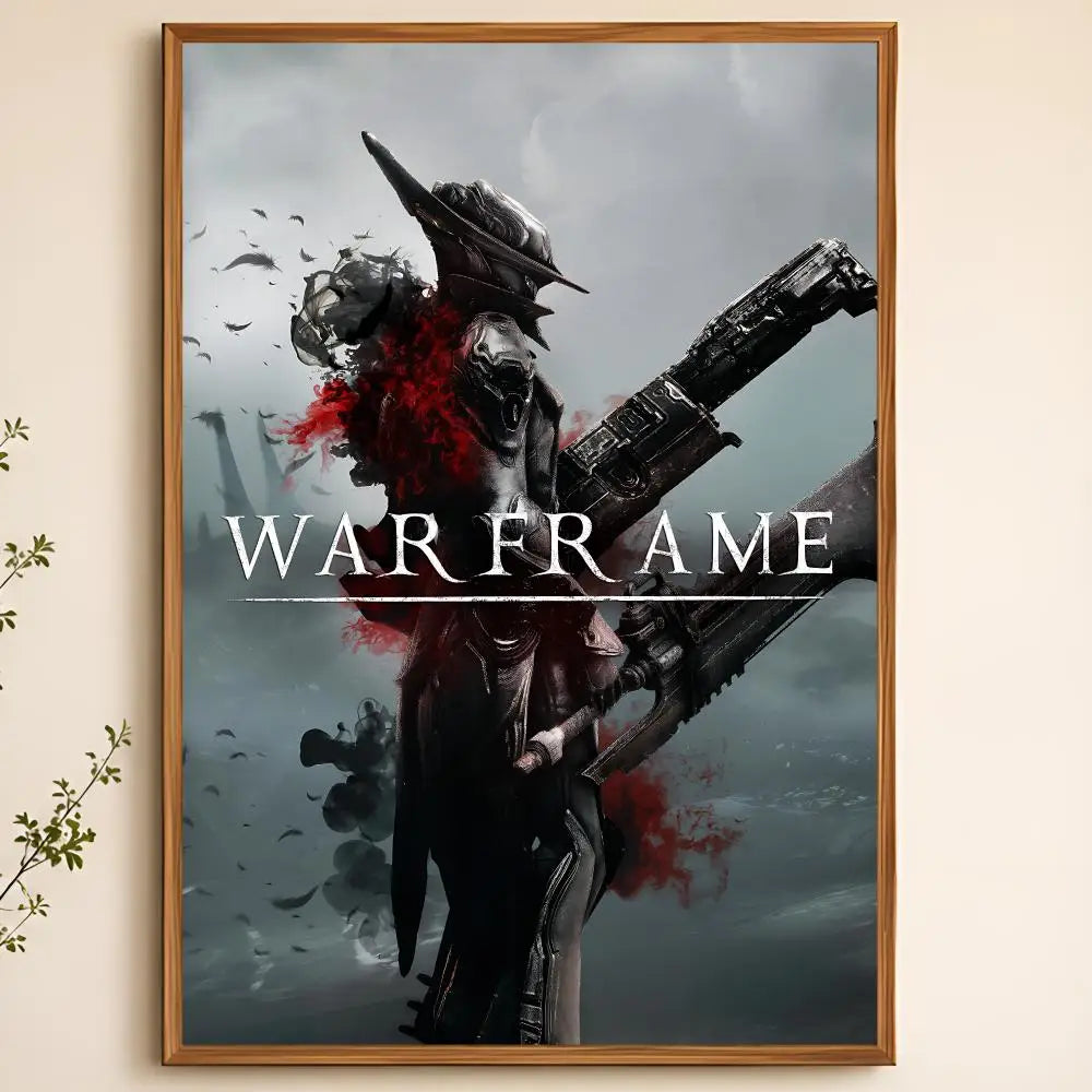 Warframe Game Poster – Self-Adhesive Waterproof Wall Art Wall Art Poster Axl
