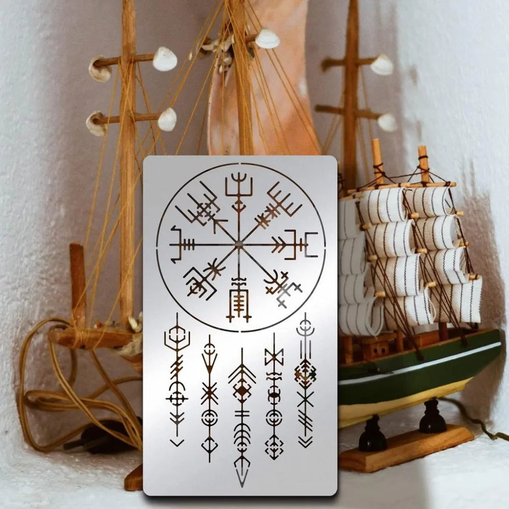 Celtic Stainless Steel Stencil 7x4" – Carving & Scrapbooking Craft Stencil Axl